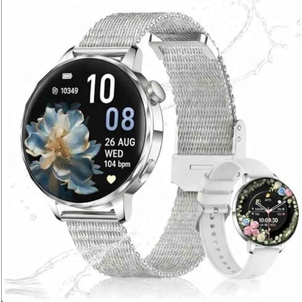 Smart Watch HD Touchscreen,Bluetooth,Heart Rate & Sleep Tracking, Android/IPhone